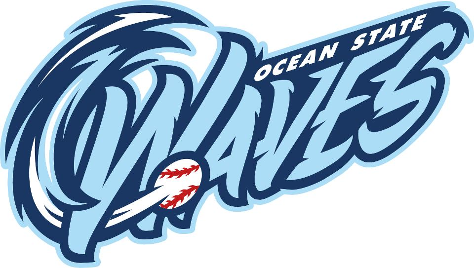 Ocean State Waves 2013-Pres Primary Logo iron on transfers for T-shirts...